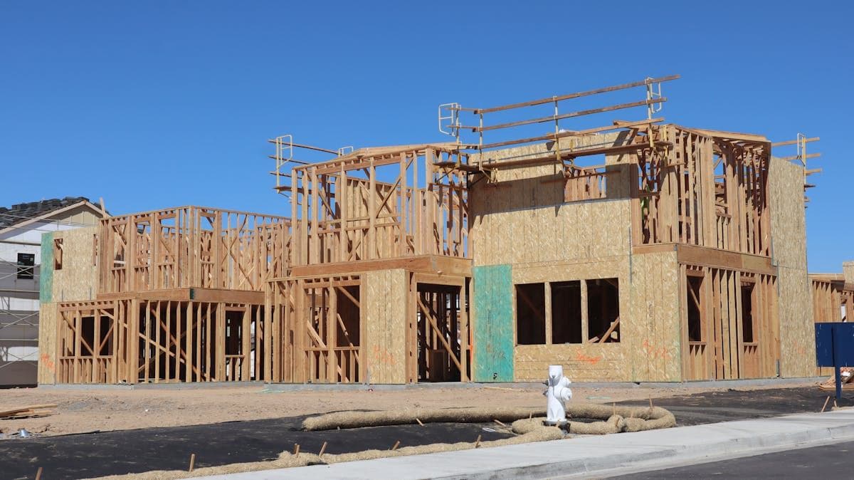 Timber wall frames with window openings