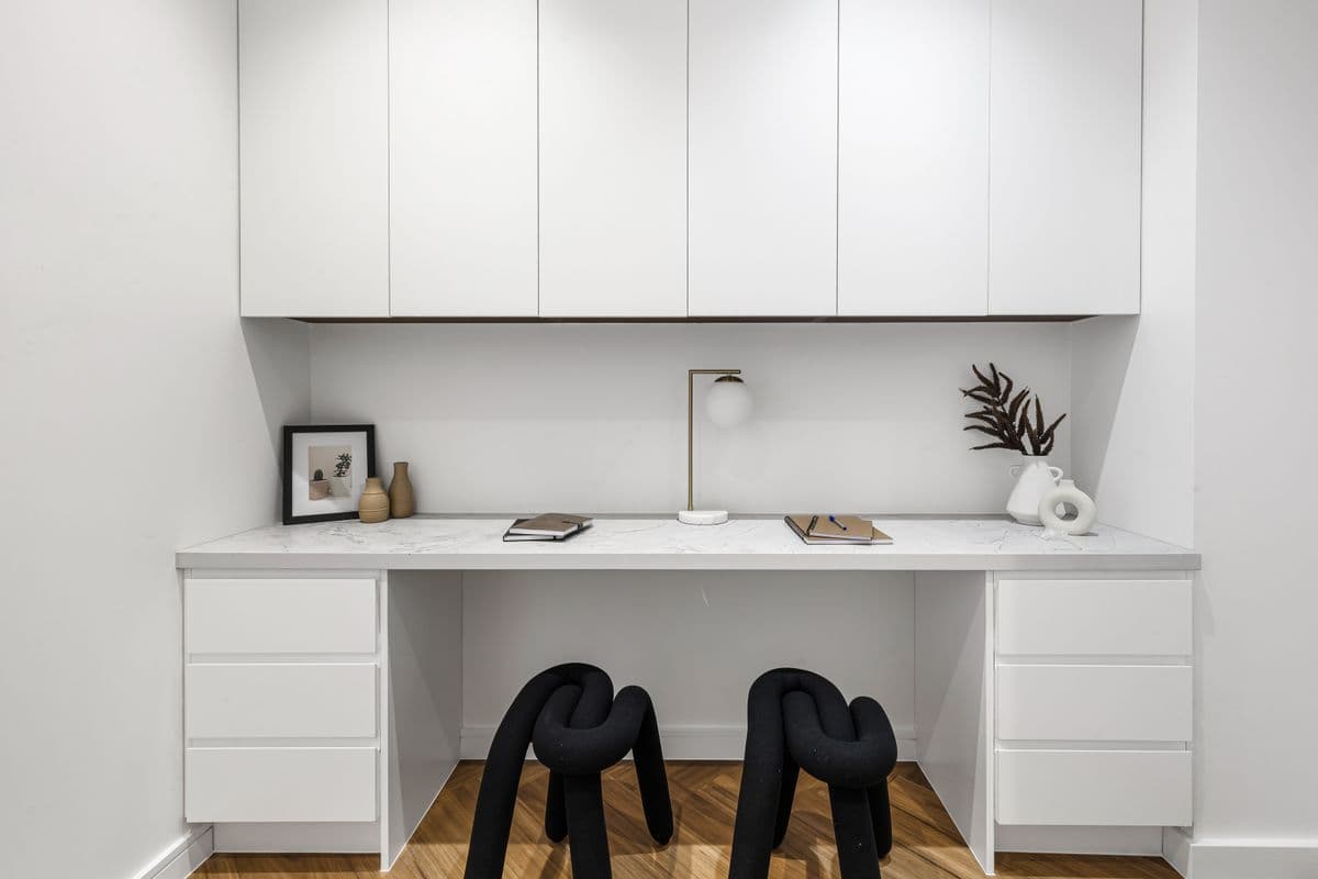 Study nook in Buildana duplex — work from home space