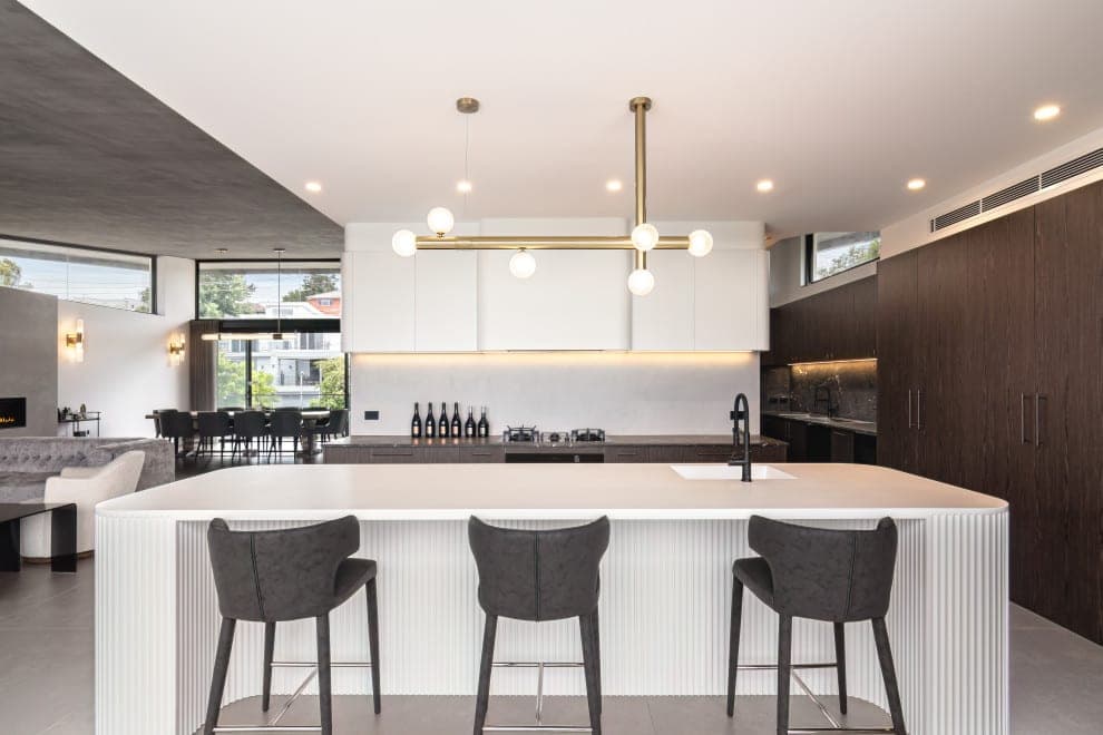 Master suite renovation with WIR, ensuite and bay window