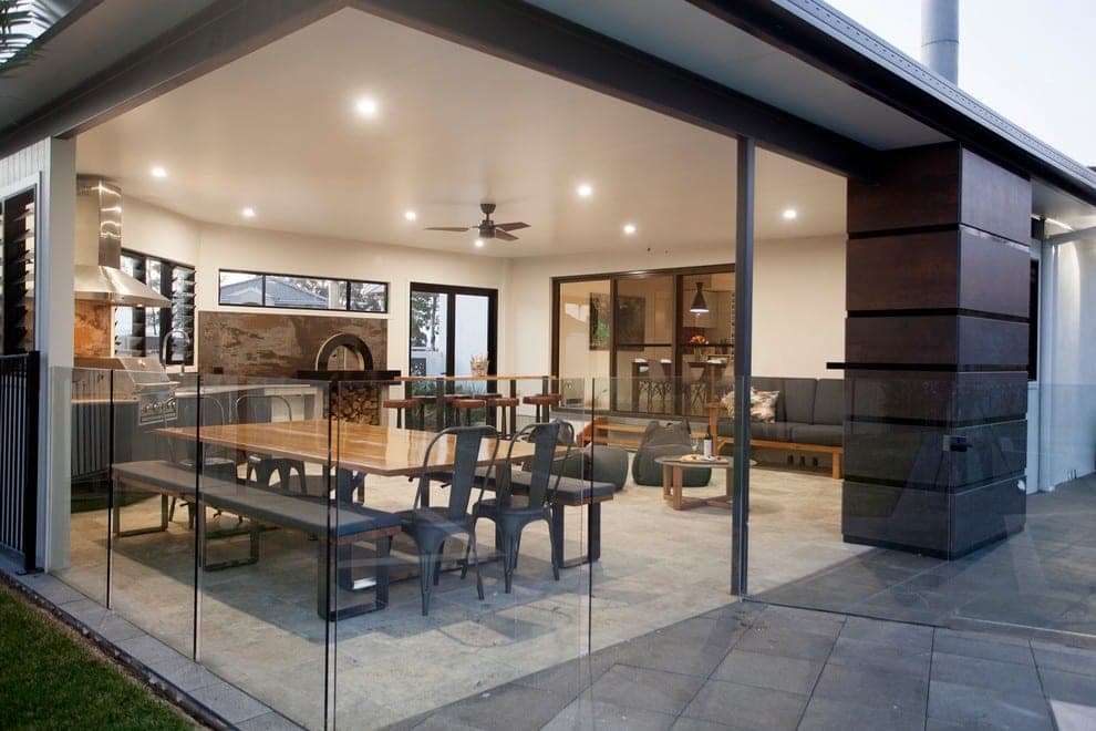 Heritage interior restoration with premium stone flooring and ornate ceiling