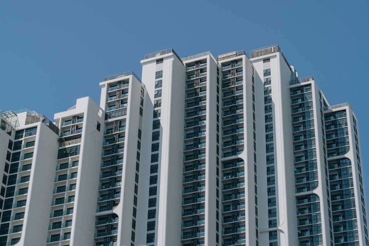 Modern urban mixed-use development